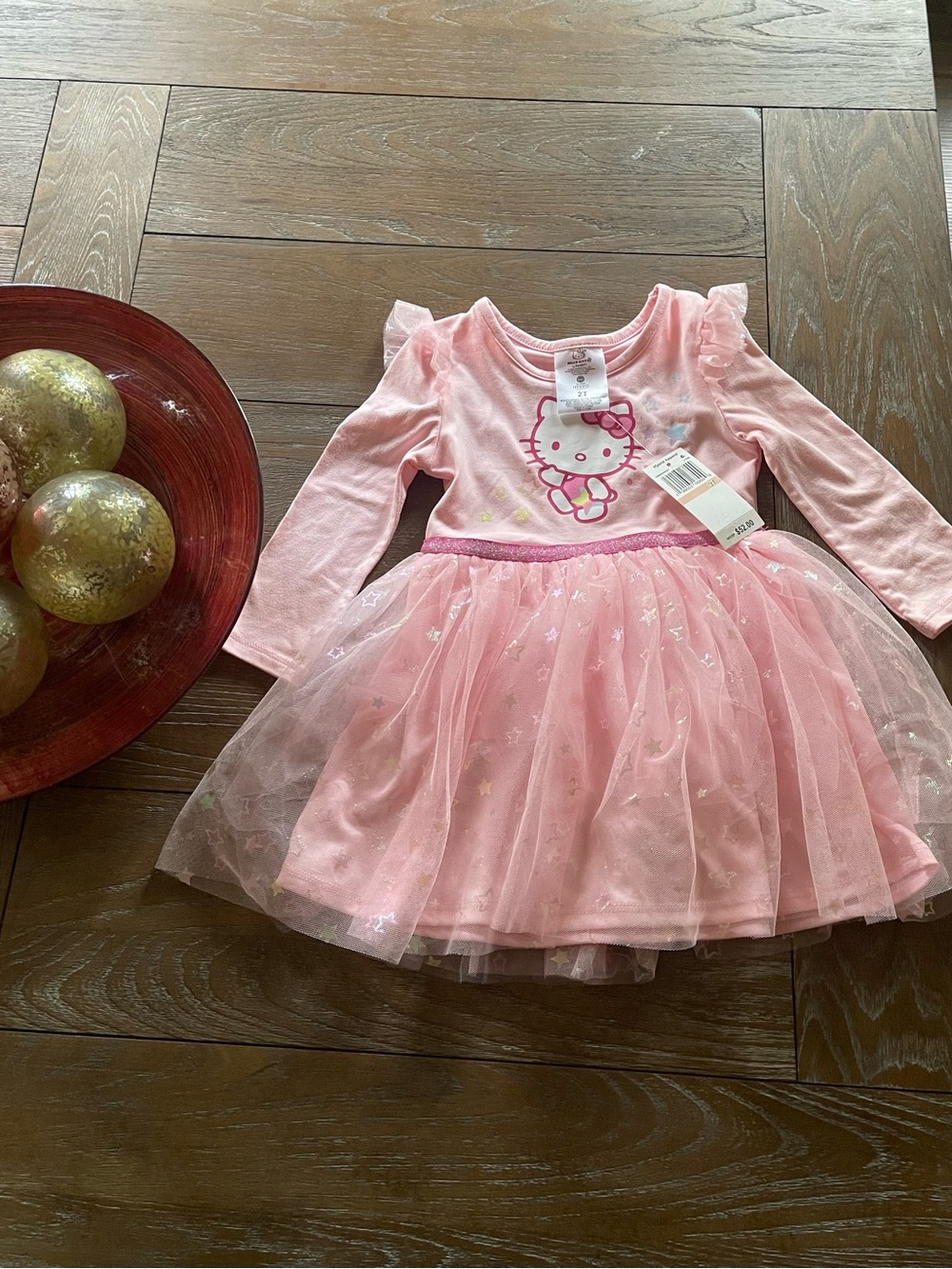 NWT, Hello Kitty Pink Tutu Dress - Girls size 2T